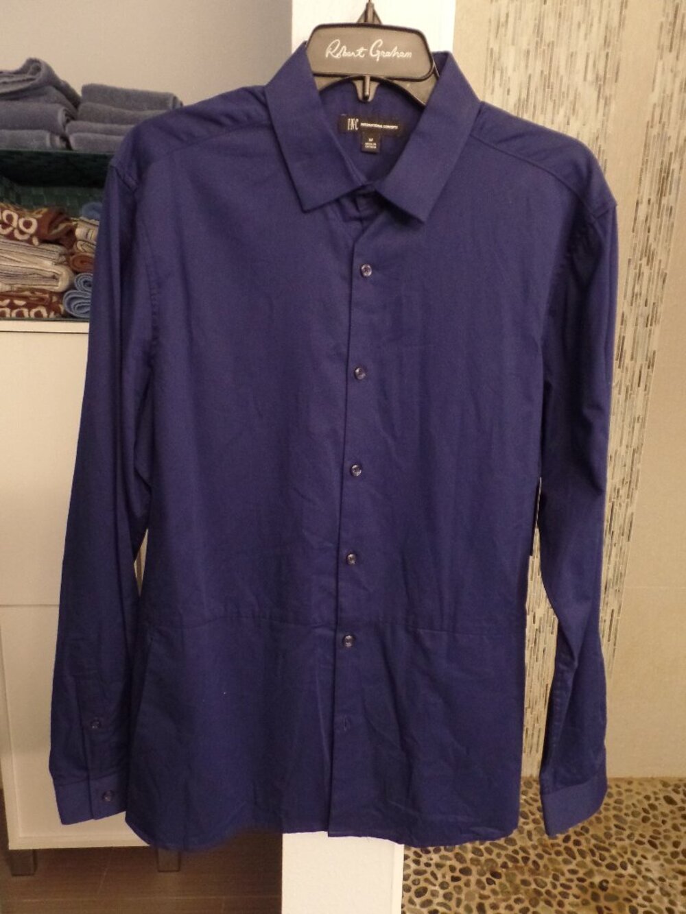 I.N.C. International Concepts Men's Shirt w/side pockets - NWT - Medium